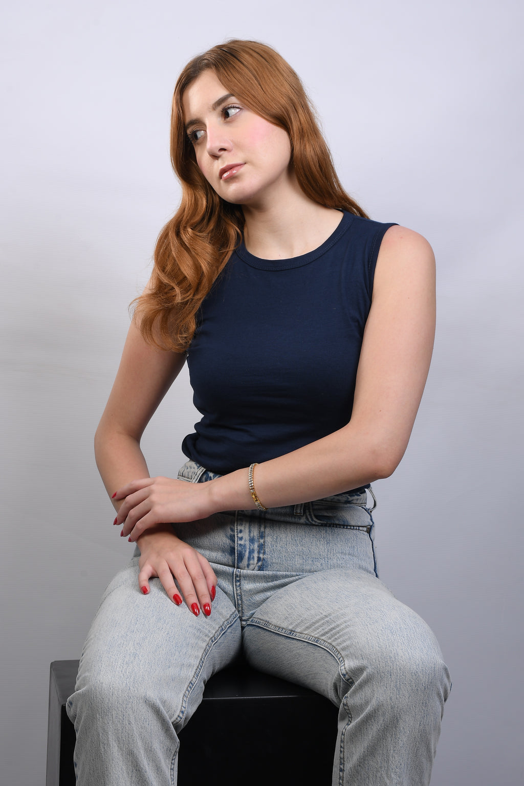 Sleeveless Basic top