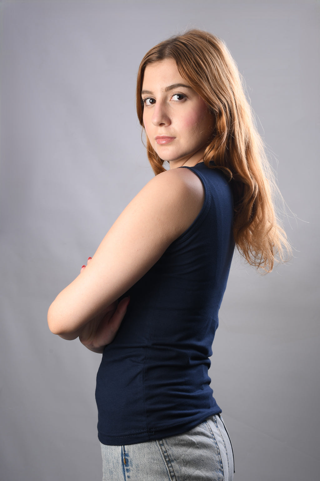 Sleeveless Basic top