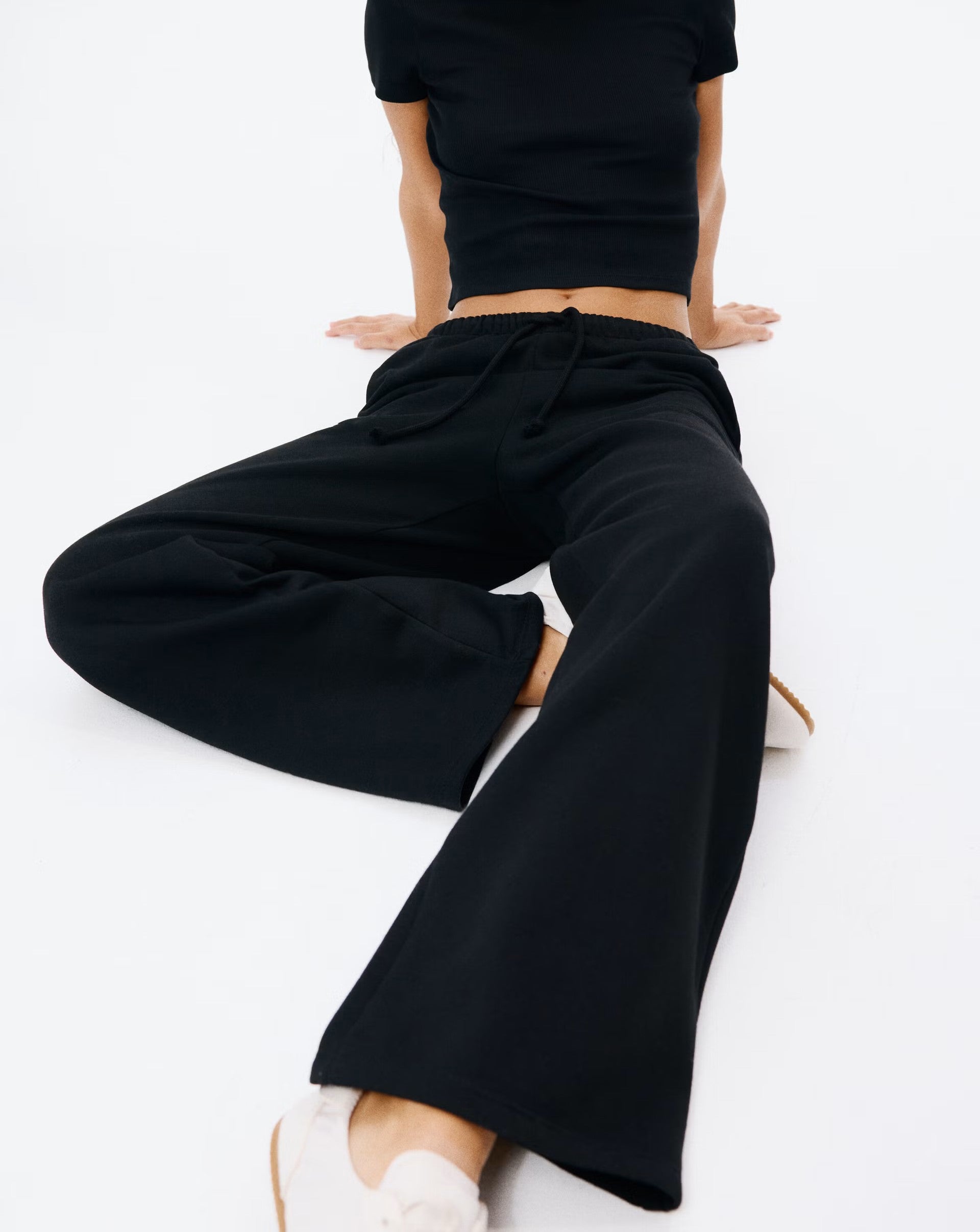 Sweatpants wide leg