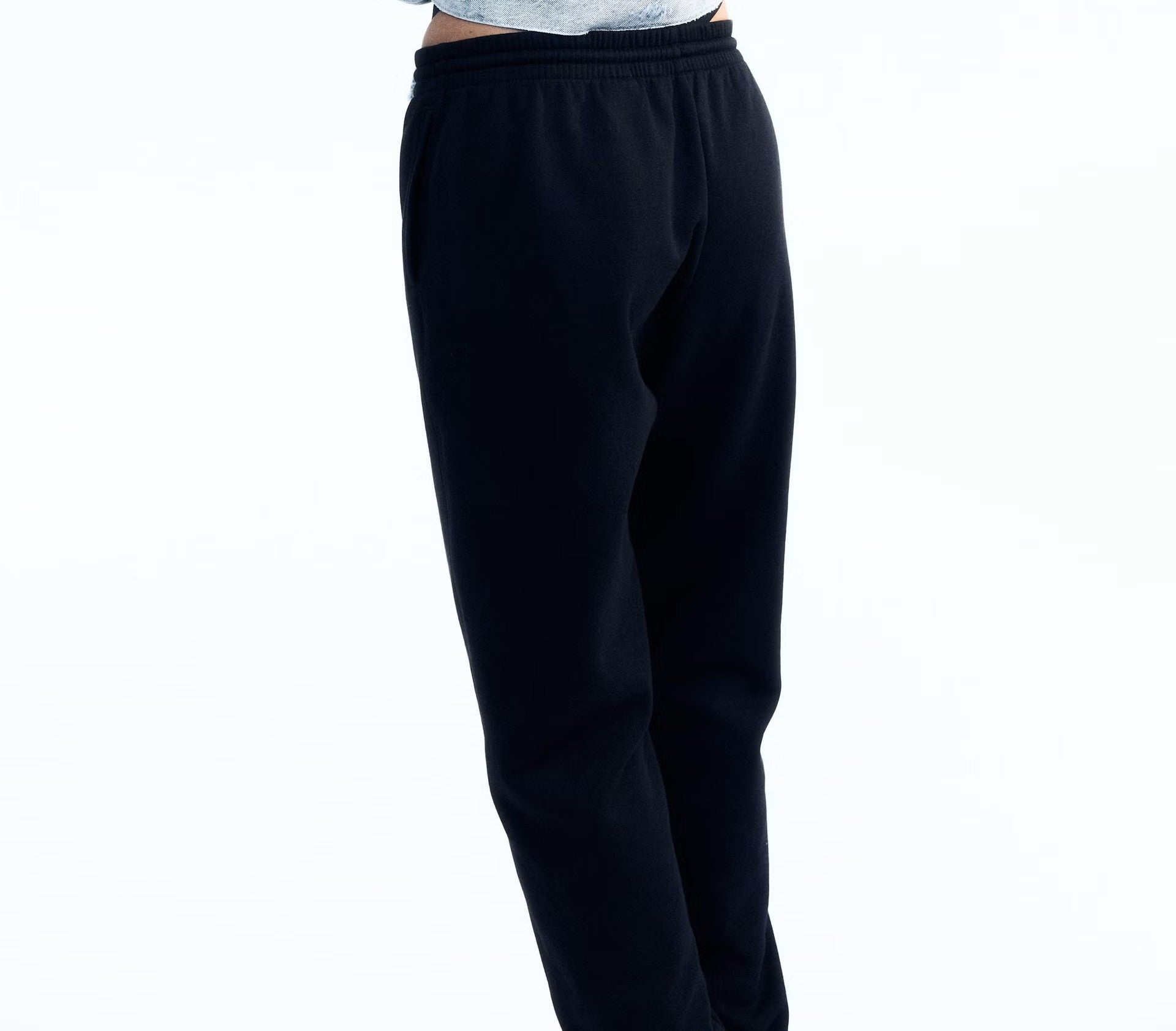 High-waisted joggers