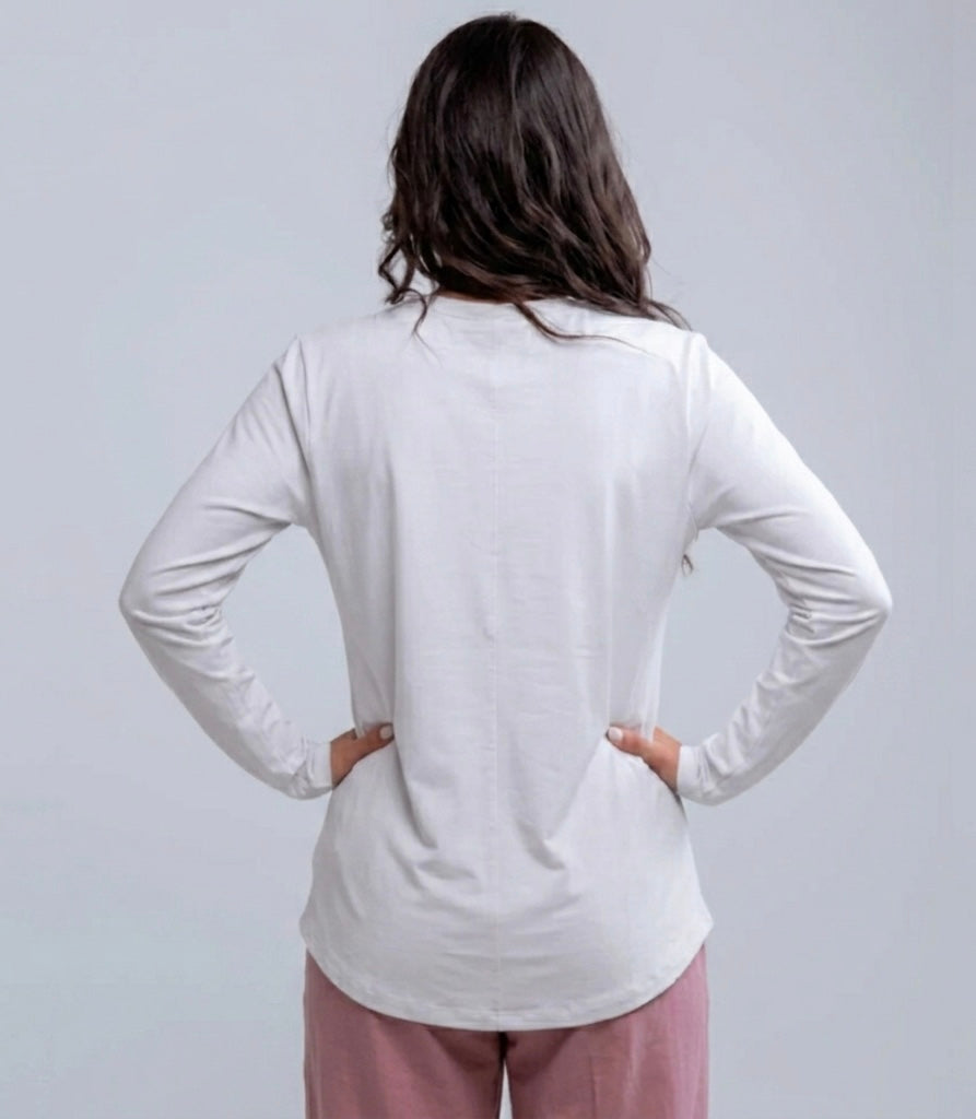 Hijaby Double Layer Long Sleeve Top - Hijab Friendly