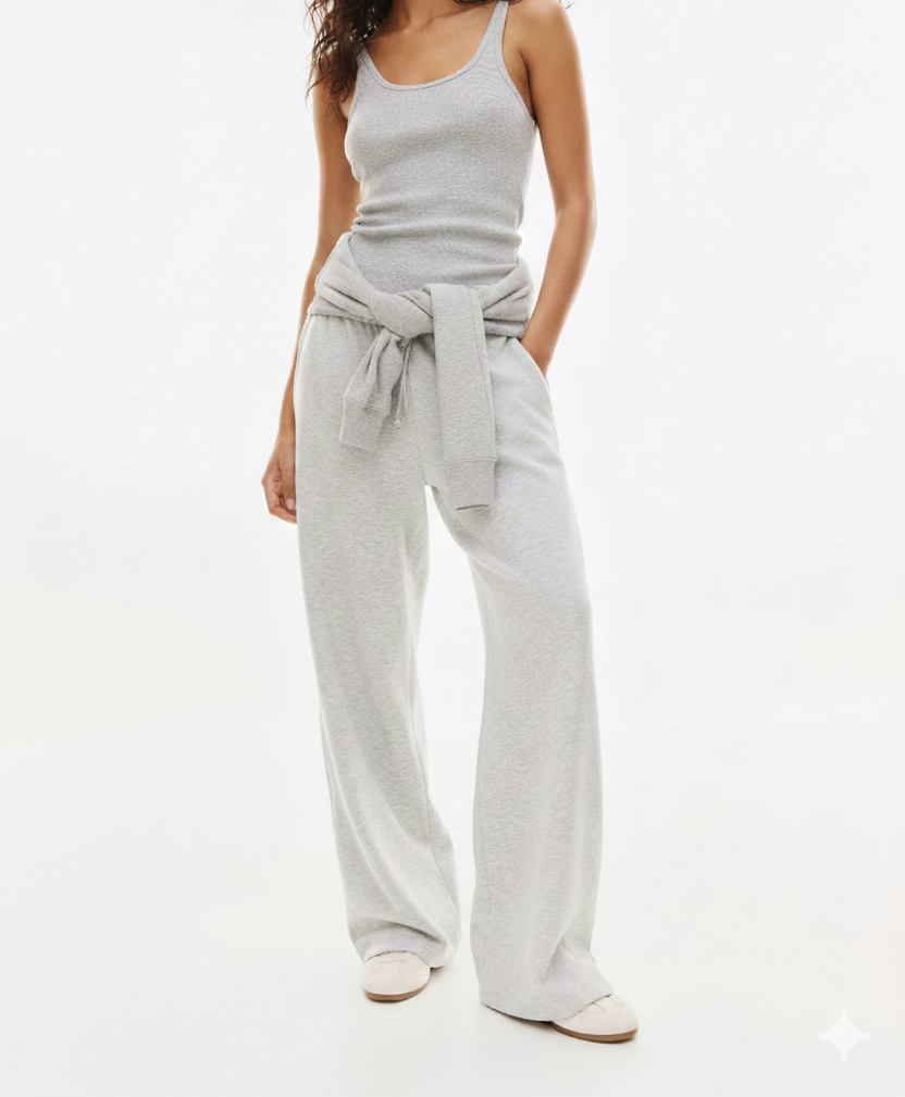 Sweatpants wide leg