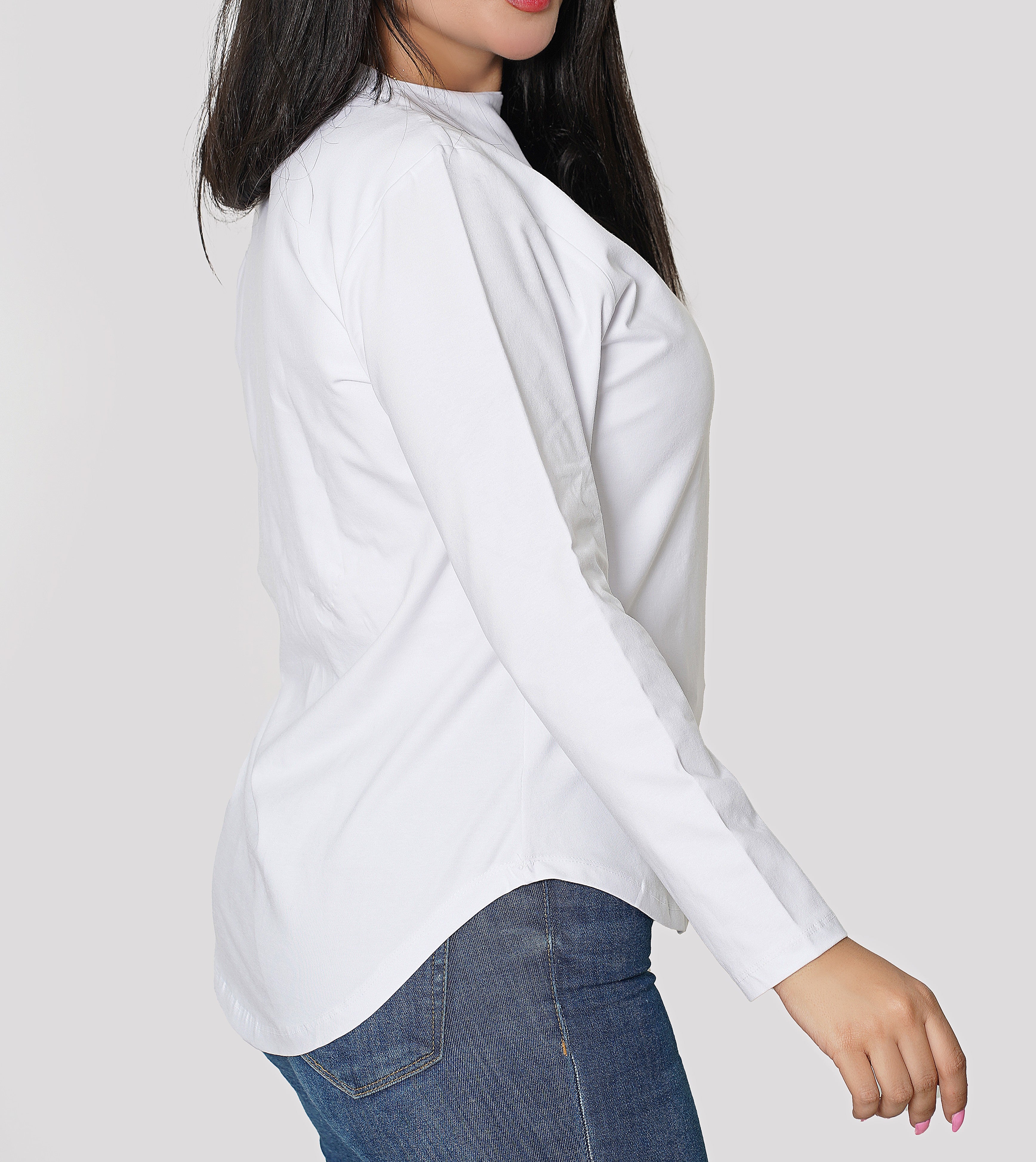 Hijaby Double Layer Long Sleeve Top - Hijab Friendly
