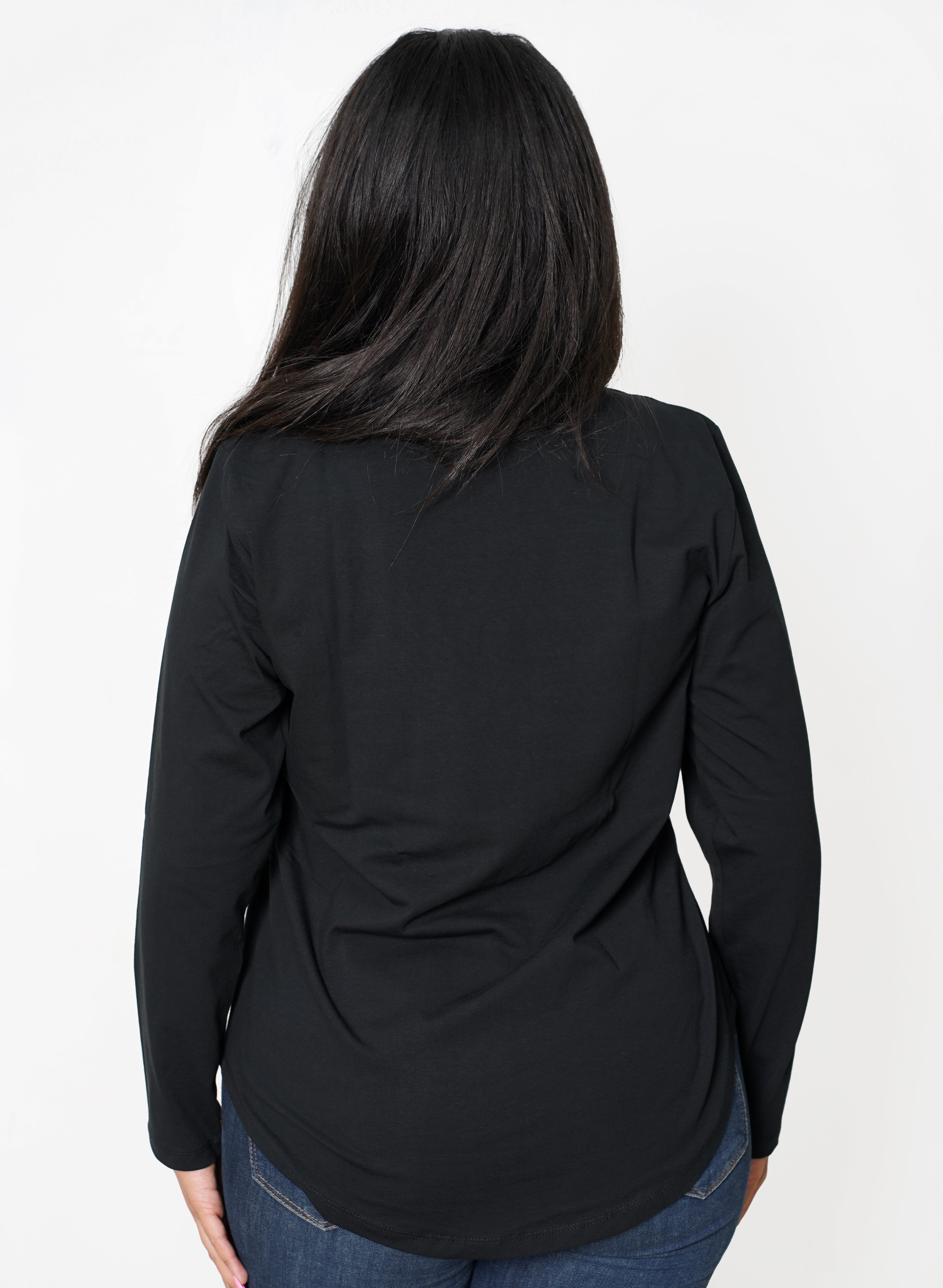 Hijaby Double Layer Long Sleeve Top - Hijab Friendly