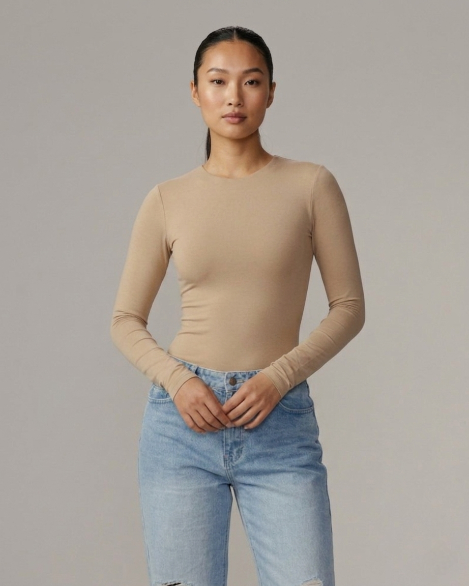 Lameh long-sleeve Basic top