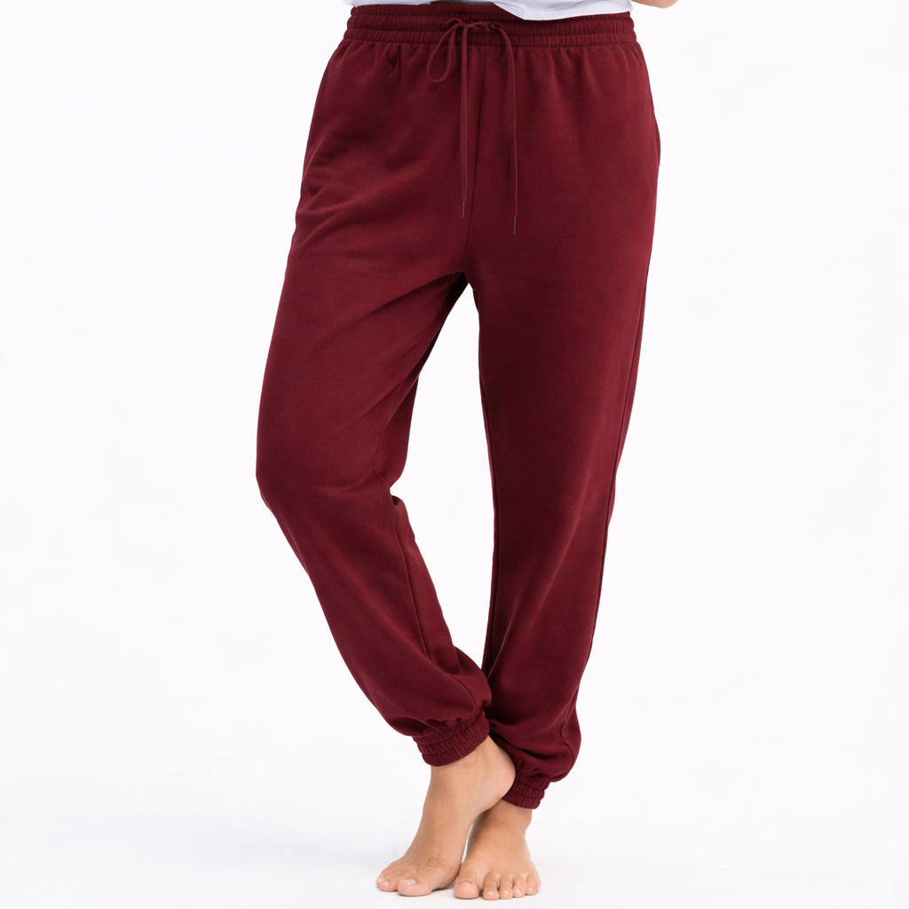 High-waisted joggers