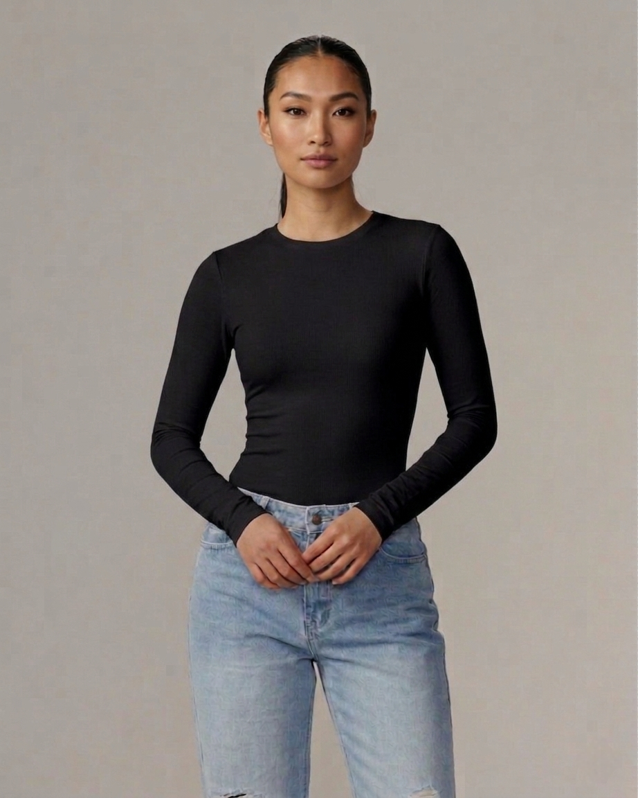 Lameh long-sleeve Basic top