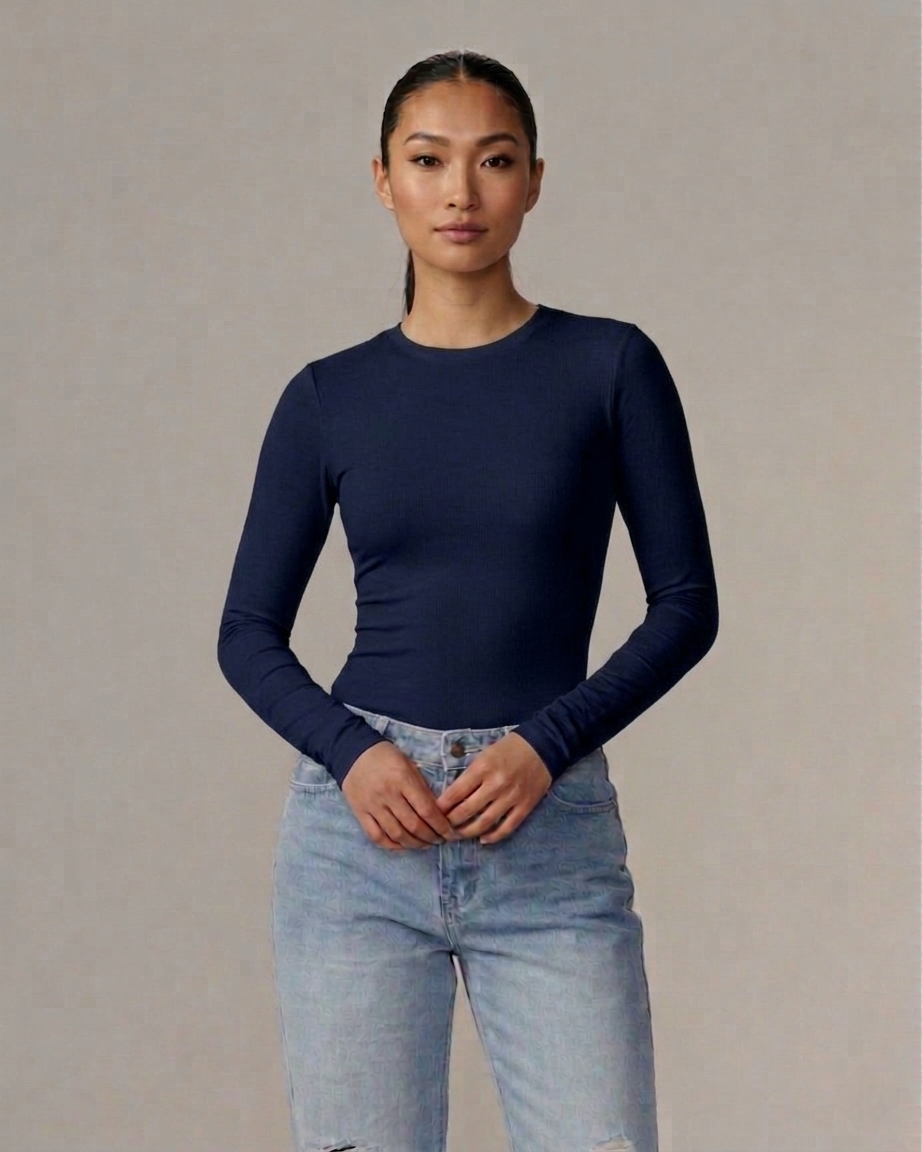 Lameh long-sleeve Basic top