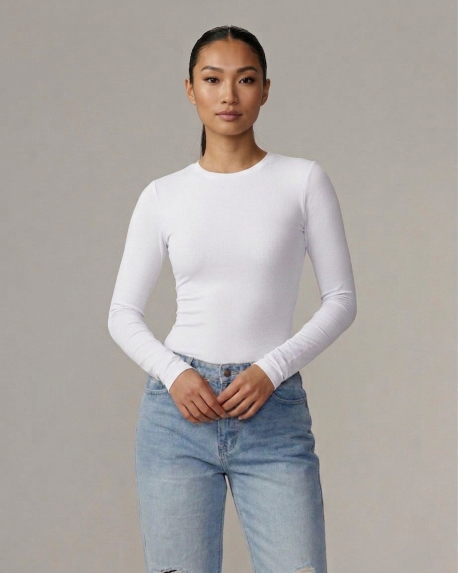 Lameh long-sleeve Basic top